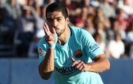 Suarez ăn mừng điên cuồng khi được giải tỏa cơn khát bàn thắng