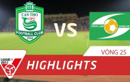 XSKT Cần Thơ 1-2 Sông Lam Nghệ An (Vòng 25 V-League 2017)