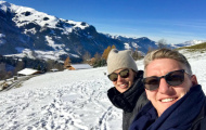 Schweinsteiger‏ và vợ Ivanovic đón con đầu lòng