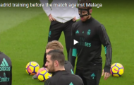 Toàn cảnh buổi tập của Real trước trận đấu với Malaga