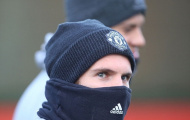 Juan Mata, Ashley Young hóa Ninja giữa ngày Đông giá rét