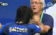 Gattuso từng bóp cổ cả HLV Lippi ngay trên sân