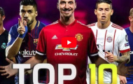 Top 10 chuyên gia volley trong làng bóng đá thế giới