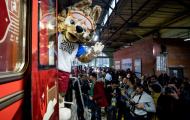 Linh vật World Cup 2018 khiến Moscow náo loạn