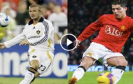 Đọ tài sút phạt Cristiano Ronaldo vs David Beckham
