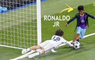 Kỹ thuật tuyệt vời của con trai Cristiano Ronaldo