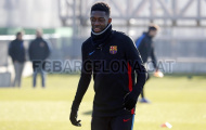 Dembele chính thức trở lại tập luyện, Barca như 'hổ mọc thêm cánh'