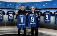 Mauro Icardi được huyền thoại Inter đích thân tặng quà