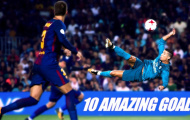 Top 10 siêu phẩm đỉnh cao của Cristiano Ronaldo trong năm 2017