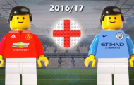 Nhìn lại trận Derby thành Manchester theo phong cách Lego
