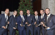 Sao Juventus hóa 'soái ca' trong trong dạ tiệc giáng sinh