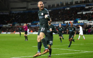 'Chàng' David lập cú đúp, Man City bắn hạ Thiên nga đen ngay tại xứ Wales