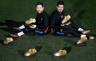 Messi rủ Suarez cùng nhau khoe Giày Vàng
