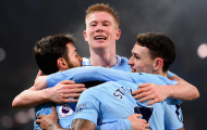 Đội hình tiêu biểu vòng 18 NHA: 'Siêu nhân' De Bruyne lĩnh xướng