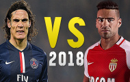 Đọ tài Edinson Cavani vs Radamel Falcao mùa 2017/18
