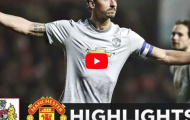 Highlights: Bristol City 1-2 Manchester United (tứ kết League Cup)