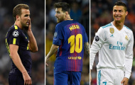 5 sát thủ ghi nhiều bàn thắng nhất 2017: Chấm dứt kỷ nguyên Messi - Ronaldo
