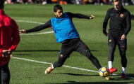 Suarez hâm nóng sân tập, sẵn sàng phá lưới Levante