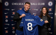 Ross Barkley rạng rỡ khoe áo đấu Chelsea