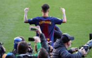 Sau tất cả, Coutinho lần đầu đặt chân lên thảm cỏ Camp Nou