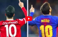 So tài sút phạt của Lionel Messi và Philippe Coutinho