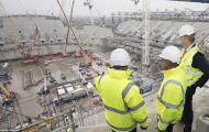 Công trình White Hart Lane mới của Tottenham vẫn còn ngổn ngang