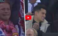 Phản ứng của Coutinho, Ronaldo, Neymar khi Messi ghi bàn