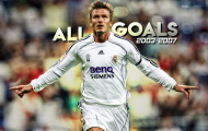 Tất cả bàn thắng của David Beckham cho Real Madrid