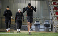 Yerry Mina khiến Messi, Suarez choáng váng trong buổi tập đầu ở Barca