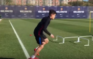 Coutinho bùng nổ trên sân tập của Barcelona