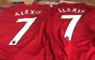 Áo số 7 của Sanchez ở Man Utd đã được bày bán