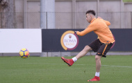 Các chân sút Roma 'lên nòng', sẵn sàng đại chiến với Inter