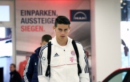 James Rodriguez hút hồn phái nữ trên đường đến sân thi đấu