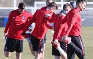 Atletico tập luyện cật lực trước thử thách chông gai