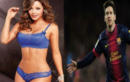 Messi rực sáng, nữ phóng viên lại lột đồ