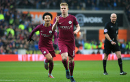 De Bruyne sút phạt thông minh, Cardiff ngỡ ngàng