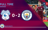 Highlights: Cardiff City 0-2 Man City (Vòng 4 FA Cup)