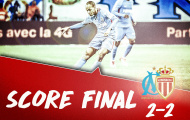 Highlights: Marseille 2-2 Monaco (Vòng 23 giải VĐQG Pháp)