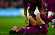 Leroy Sane bị triệt hạ, Pep Guardiola nổi đoá
