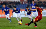 Sút hỏng 11m, Roma trả giá đắt trước Sampdoria 