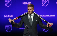 Beckham cực điển trai trong ngày ra mắt đội bóng mới