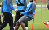 Đại chiến Everton, Bầy cáo nỗ lực tập luyện dưới cơn mưa nặng hạt