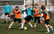 Real Madrid lại tập cật lực trong ngày vắng Ronaldo
