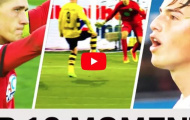 Top 10 khoảnh khắc ấn tượng nhất Bundesliga tháng Giêng