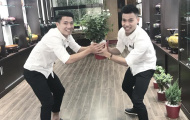 Văn Thanh - Tiến Dũng chọc cười fan bằng trò chơi 'đập chậu hoa'