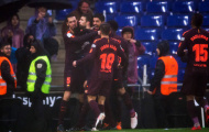 Highlights: Espanyol 1-1 Barcelona (vòng 22 La Liga)