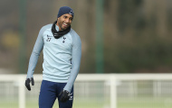 Lucas Moura 'quẩy' tưng bừng trên sân tập của Tottenham