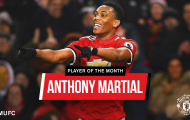 Lộ diện cầu thủ xuất sắc nhất tháng Giêng tại Man Utd