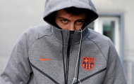 Pique trùm kín mít như 'đại ca Trung Đông' hù dọa fan