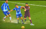 Những lần Messi bị ngăn cản thô bạo trên sân
